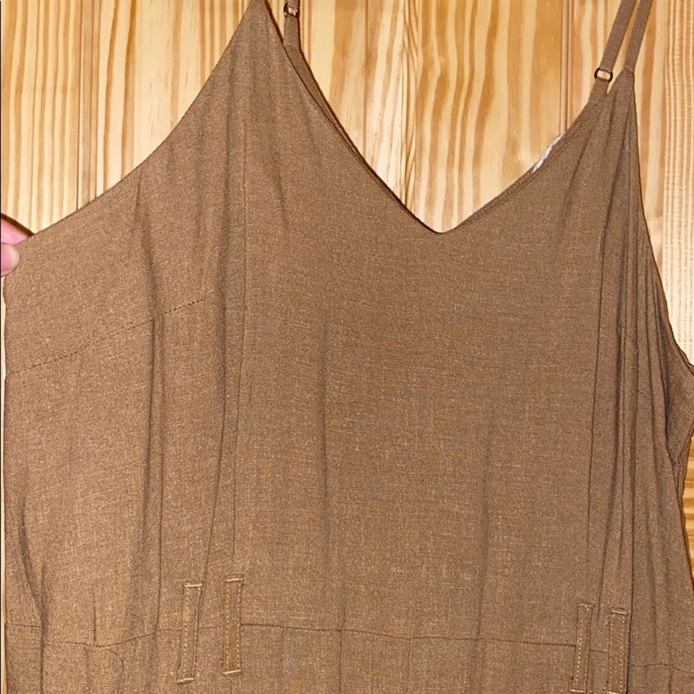 Universal thread tan jumpsuit